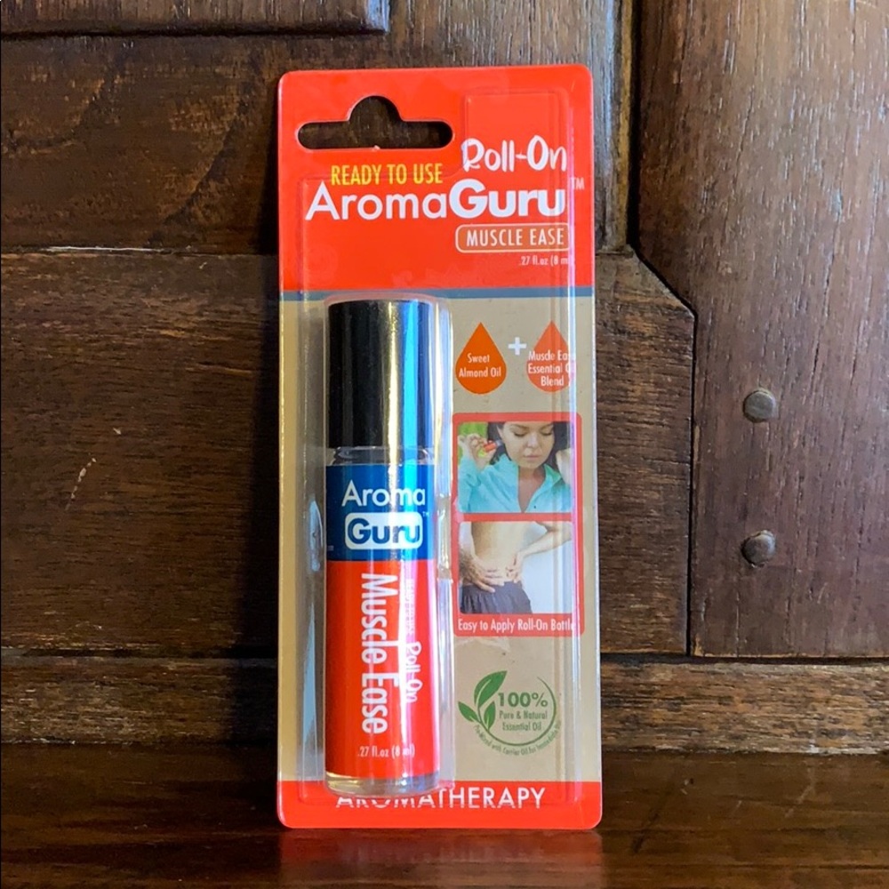 AromaGuru Muscle Ease Essential Oil Blend Roll-On